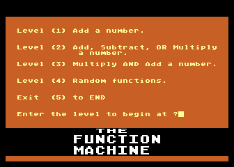Function Machine (The) atari screenshot