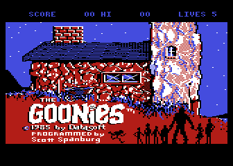 Goonies (The) atari screenshot