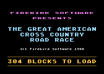 Great American Cross-Country Road Race (The) atari screenshot