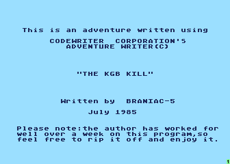 KGB Kill (The) atari screenshot