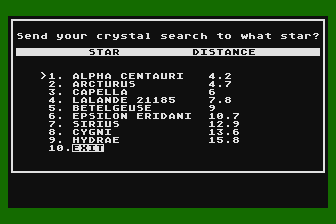 Nine Treasures of Crystal Cluster (The) atari screenshot