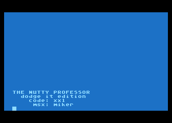 Nutty Professor (The) atari screenshot