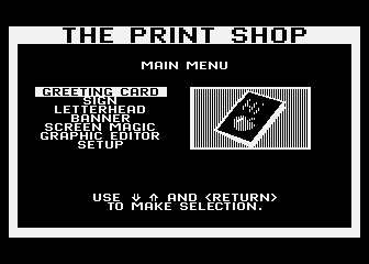 Print Shop (The) atari screenshot