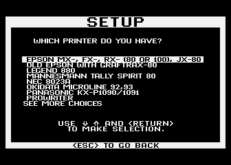 Print Shop (The) atari screenshot