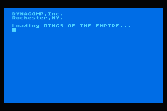 Rings of the Empire (The) atari screenshot