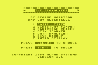 Scanalyzer (The) atari screenshot