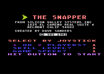 Snapper (The) atari screenshot
