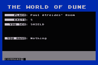 World of Dune (The) atari screenshot