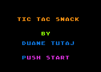 Tic-Tac-Snack atari screenshot