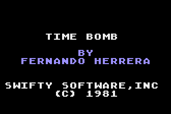 Time Bomb atari screenshot