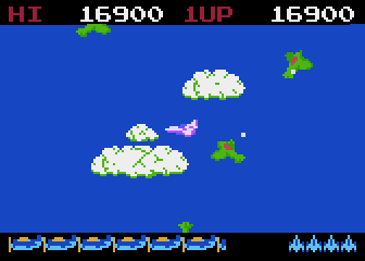 Time Pilot atari screenshot