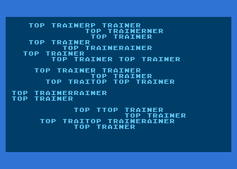 Top Trainer atari screenshot