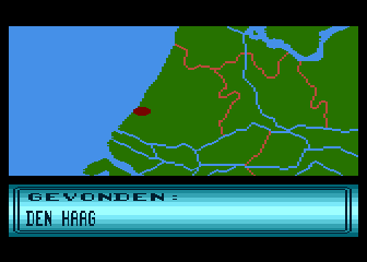 Topografie Nederland atari screenshot