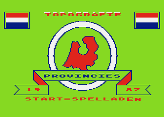 Topografie Provincies atari screenshot