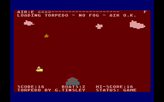 Torpedo atari screenshot