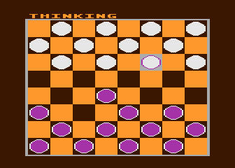 Tournament Checkers atari screenshot