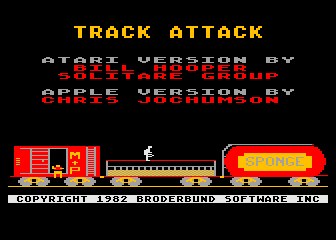 Track Attack! atari screenshot