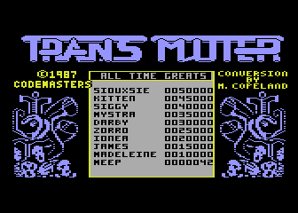 Transmuter atari screenshot