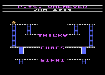 Tricky Cubes - Advanced atari screenshot