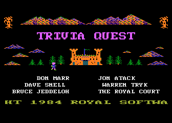 Trivia Quest atari screenshot