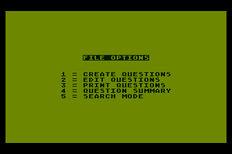 Trivia Quest Utility Disk atari screenshot