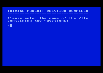 Trivial Pursuit Question Maker atari screenshot