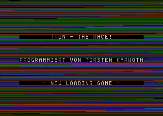 Tron - The Race! atari screenshot