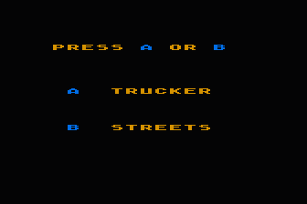 Trucker / Streets of the City atari screenshot