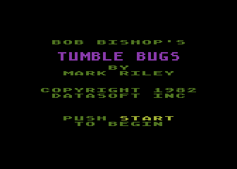 Tumble Bugs atari screenshot