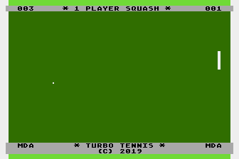 Turbo Tennis atari screenshot