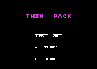 Twin Pack - Sinker / Teaser atari screenshot