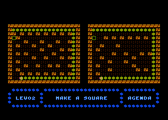 Twin Snakes Run atari screenshot