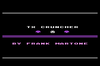 Tx Cruncher atari screenshot