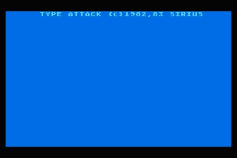 Type Attack atari screenshot