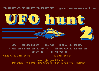 UFO Hunt II atari screenshot