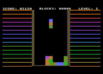 Ultra Tetris atari screenshot