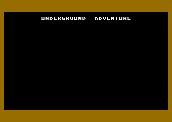 Underground Adventure atari screenshot