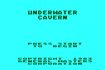 Underwater Cavern atari screenshot
