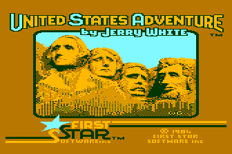 United States Adventure atari screenshot