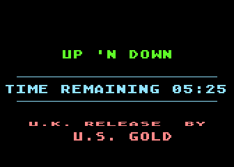 Up'n Down atari screenshot