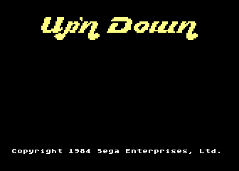 Up'n Down atari screenshot
