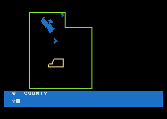 Utah Counties and County Seats atari screenshot