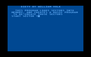 Utilities disk #2 atari screenshot