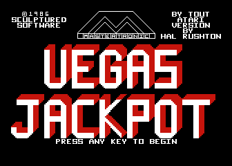 Vegas Jackpot atari screenshot