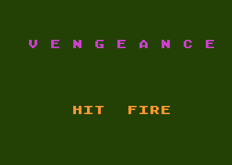 Vengeance atari screenshot