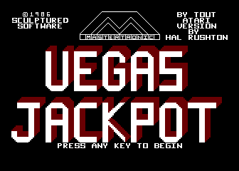 [COMP] Video Poker / Vegas Jackpot atari screenshot