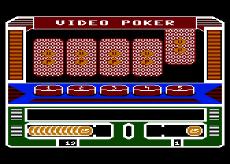 [COMP] Video Poker / Vegas Jackpot atari screenshot