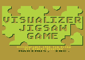 Visualizer Jigsaw Game atari screenshot