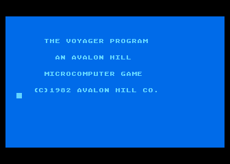 Voyager I atari screenshot