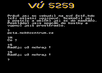 VU 5259 atari screenshot